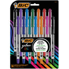 BIC − Stylos gel Gel-ocity Gel Stic − 0,7 mm − aux couleurs variées − paquet de 14-Gel