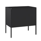Manhattan Comfort - Ava 23,6 po Buffet d’Appoint Moderne - Noir-Acier: Nettoyage: Essuyez avec un chiffon doux et sec. Pour les taches tenaces, utilisez un détergent doux avec de l’eau, puis séchez avec un chiffon pour éviter les traces d’eau. À éviter: N’utilisez pas de tampons abrasifs qui pourraient rayer la surface. Évitez de laisser de l’eau ou de l’humidité sur la surface pendant de longues périodes.. Entretien: Vérifiez régulièrement la présence de rouille, surtout dans les environnements humides. Si