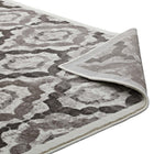 Modway - Kalinda Treillis rustiques vintage marocains Tapis de 5 pi l x 8 pi L - Brun, beige et ivoire-Haute densité / Tissé à la machine
