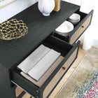 Modway - Chaucer Compact à 6 tiroirs Commode, Noir-Construction durable en panneaux de particules