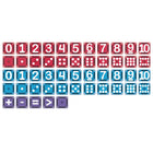 MAGNA-TILES - microMAGS Ensemble de construction magnétique Apprendre les chiffres 56 pièces-Idéal pour offrir en cadeau: Un cadeau parfait pour les enfants de 3 ans et plus, qui stimule à la fois l’imagination et les compétences mathématiques précoces