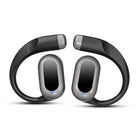 MyBat - Écouteurs Bluetooth Design Lab OpenEar noir et imprimé léopard élégants et confortables pour les modes de vie actifs-Connectivité Bluetooth sans fil pour un couplage facile avec les téléphones et appareils