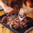 Tramontina - Ensemble planche à découper BBQ avec griffes et couteau à découper - 4 pièces-Protection antimicrobienne