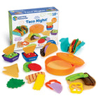 Learning Resources - Nouvel ensemble de tacos Sprouts - Ensemble de 28-Chaque jour, c'est le mardi taco ! Les enfants découvrent tout ce dont ils ont besoin pour une savoureuse soirée taco avec cet ensemble de jeu de nourriture de 28 pièces !