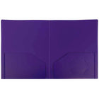 JAM Paper - Chemise robuste à 2 pochettes - violet - Paquet de 6-Taille : 9,5 x 11,625 pouces | S'adapte facilement aux documents de 8,5" x 11"
