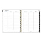 Five Star - Agenda scolaire hebdomadaire/mensuel 2026-2027 - 11 po H x 9 po l - Motif quadrillé - bilingue-Format des pages : 11 po H x 8 1/2 po l