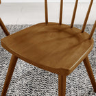 Modway - Sutter Fauteuil d’appoint de salle à manger Ensemble de 2 - Noyer-Capsules de pied non marquées