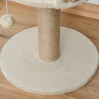 PawHut - Arbre à chat petit avec poteau à griffer, perchoir, balle jouet - beige-Poids recommandé du chat : 8,8 lb (4 kg), assemblage requis