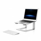 SHOPPINGALL  - Élévateur ergonomique pour ordinateur portable de 11 à 17 pouces - SA-LS5 - Argent-[Conçu pour votre ordinateur portable] Pouvant supporter jusqu'à 3,5 kg, ce support pour ordinateur portable est conçu pour accueillir une large gamme d'ordinateurs portables de 11 à 17 pouces.