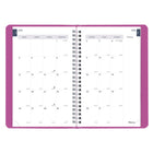 Blueline - Agenda Scolaire Hebdomadaire/Mensuel - 8 po H x 5 po l - Couleurs Assorties - Anglais-Dates juliennes