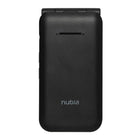 ZTE - Nubia Cymbal 2 LTE 4G Téléphone à clapet - 1 Go + 8 Go - Noir - Débloqué-Mémoire : batterie 1600mAh amovible