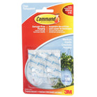 Command™ - Crochets incolores moyens avec bandes incolores, paq./2-Suspension sans dommages