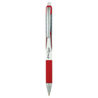 Zebra - Stylos à bille Z-Grip Flight - 1,2 mm - rouge - paquet de 4 (21934)-Pince et garnitures en métal solides