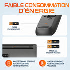 Delton - Ensemble clavier et souris sans fil ultra-fin K100 - argent-Notre souris silencieuse à 3 boutons vous permet de personnaliser vos réglages de sensibilité grâce à des niveaux de DPI réglables à 800, 1 200 et 1 600.