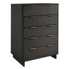 Manhattan Comfort - Granville commode et chiffonnier modernes - gris foncé - ensemble de 2-17,72 po L x 37,80 po l x 48,98 po H