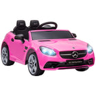 Aosom - Voiture électrique 12v ride-on avec télécommande parentale - rose-Une télécommande est incluse pour le contrôle parental 