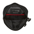 Edition22 - Signature Petit sac bandoulière - Noir-Poche intérieure en filet
