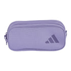 Adidas - Étui à crayons - Lilas-Deux compartiments spacieux à fermeture à glissière gardent les stylos, les crayons et les petits articles essentiels bien organisés