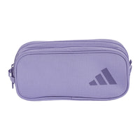 Adidas - Étui à crayons - Lilas-Deux compartiments spacieux à fermeture à glissière gardent les stylos, les crayons et les petits articles essentiels bien organisés