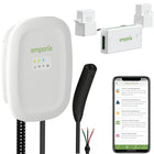 Emporia - Chargeur NACS/TESLA pour véhicules électriques de niveau 2 (48 A) câblé et ensemble de gestion de charge biphasée Vue 3 - Blanc-Conçue pour installation intérieure et extérieure avec boîtier étanche nema type 4 offrant protection contre conditions environnementales, peut être admissible à rabais locaux selon la région