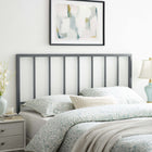 Modway - Tatum Métal Tête de lit King, Gris-6