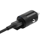 Scosche -  mini chargeur USB-C Power Delivery pour l’auto - Noir-Mini chargeur 30 watts : Profitez d’une recharge de vos téléphones cellulaires jusqu’à 4 fois plus rapide qu’avec un chargeur mural USB standard de 5 watts avec notre chargeur ultra rapide USB-C 30 watts Scosche.