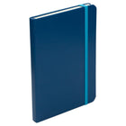 JAM PaperMD – Carnet à couverture rigide avec fermeture à élastique, bleu, moyen, 5 x 7-Reliure standard