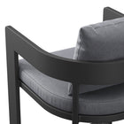 Modway - Tahoe Terrasse extérieure Aluminium pour patio Tabouret de comptoir - 36,5 po - Gris-8