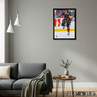Brady Tkachuk Ottawa Senators - Toile encadree - 22" x 31"-Prêt à accrocher - livré entièrement assemblé