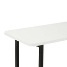 Manhattan Comfort - Console moderne Celine 70,87 po - Blanc-Parfait pour exposer des objets de décoration, des cadres, des bibelots et des trophées