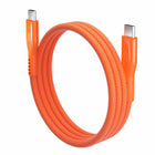 Statik - MagStack Pro Câble de Charge/Sync Magnétique USB-C vers USB-C 3.3 pi, Orange-Recharge rapide et sécurisée. Rechargez rapidement votre cellulaire, ordinateur portable, tablette et autres appareils sans endommager la batterie