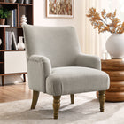 Modway - Ellington Tissu tapis Fauteuil d’accent - Lin-Coussin de siège fixe
