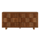 Modway - Foundry Design tissé Armoire de rangement buffet - 71 po - Noyer-7