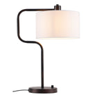 Zuo - Middlemist Lampe de table - Blanc-Interrupteur rotatif à intensité variable intégré
