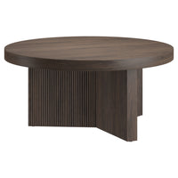 Hudson&Canal - Table basse ron Holm 32" L - Brun aulne-Un design scandinave contemporain pour votre salon, votre bureau et plus encore