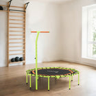 Soozier - Trampoline De Fitness Pliable 50 po Avec Poignée Réglable - Bungee-La rampe réglable sur 5 niveaux de 38,6 po à 49,6 po (98–126 cm) convient à toutes les tailles pour plus de confort et de sécurité  