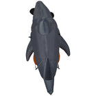 GEMMY - Requin gonflable animé à tête pivotante pour Halloween - 124,5 cm x 274 cm-S'illumine grâce à une lumière LED brillante et économe en énergie