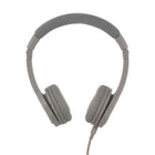 BuddyPhones Explore+ Casque - Gris-Style de casque sur l'oreille pour les enfants avec SafeAudio