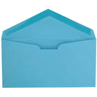 JAM Paper Enveloppes recyclées Brite Hue no 7,75, 3,88 x 7,5 po, bleu, 500/paquet-Enveloppe en papier recyclé bleu