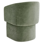 Modway - Verity Barrel Back Chenille Fauteuil à manger - Sage-8