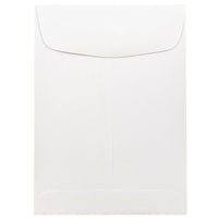 JAM Paper Enveloppes à ouverture au sommet et rabat droit gommé, 5 1/2 x 7 1/2 po, blanches, 1000 par paquet-Blanc
