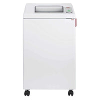 Destroyit Destructeur centralisé de bureaux à découpe transversale 3104 P4 de 24 feuilles (DSH0315L)-L’élément de commande Easy Switch utilise des codes couleur et des symboles lumineux pour indiquer le statut opérationnel et fonctionne comme un interrupteur d’arrêt d’urgence