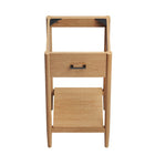 Modway - Zaire 18" Armoire de toilette de salle de bain (lavabo non inclus) - Naturel-Placage de grains de bois