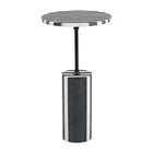 Zuo - Regles Table d’appoint - Multicolore-Marbre naturel apportant élégance intemporelle et sophistication
