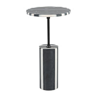 Zuo - Regles Table d’appoint - Multicolore-Marbre naturel apportant élégance intemporelle et sophistication