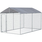 PawHut - parc pour chien 13,1 pi x 7,5 pi x 7,5 pi chenil extérieur robuste-La niche pour chien fermée offre suffisamment d'espace pour que votre animal puisse faire de l'exercice et jouer 