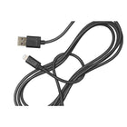 NXT Technologies - Câble tresse Lightning à USB, 6 pi, noir-La conception du câble de decharge de traction permet de maintenir l'efficacite de charge jour apres jour. Teste pour supporter jusqu'à 10 000 cycles de pliage