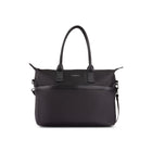 Bugatti - Collection Essential Business Business Tote bag avec un étui à crayon à l'intérieur - 15.6 po - Noir-Fabriqué de polyester résistant et de bandes en cuir synthétique