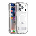 Blu Element - Étui DropZone Rugged MagSafe avec Kickstand pour iPhone 17 Pro - Transparent-Béquille pour une visualisation verticale et horizontale