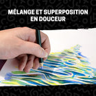 Uni - Crayons de couleur POSCA, mine souple - 4,0 mm - couleurs assorties - Paquet de 48-Mine résistante à la casse – La mine durable de 4,0 mm résiste aux bris sous la pression, offrant une performance fiable et un tracé précis à chaque utilisation